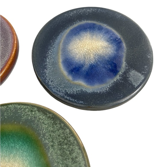 Colorful Stoneware Trivet Set of 3 - Picture 6 of 11